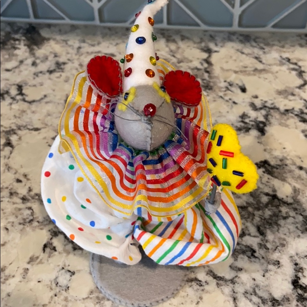 Mouse in Jester Costume